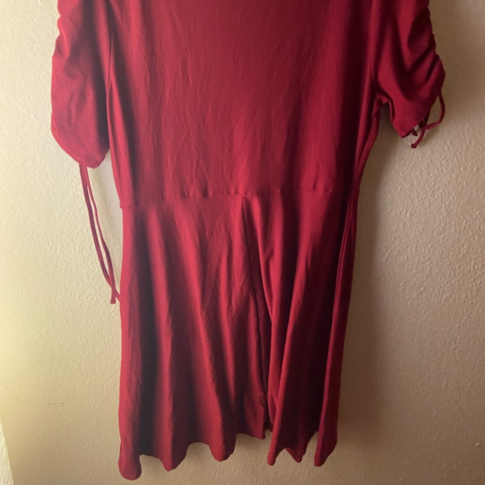 Wine colored dress (new)